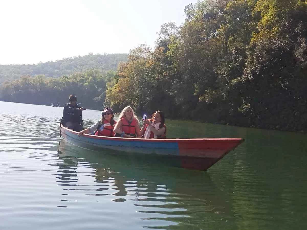 Boating at Phewa Lake