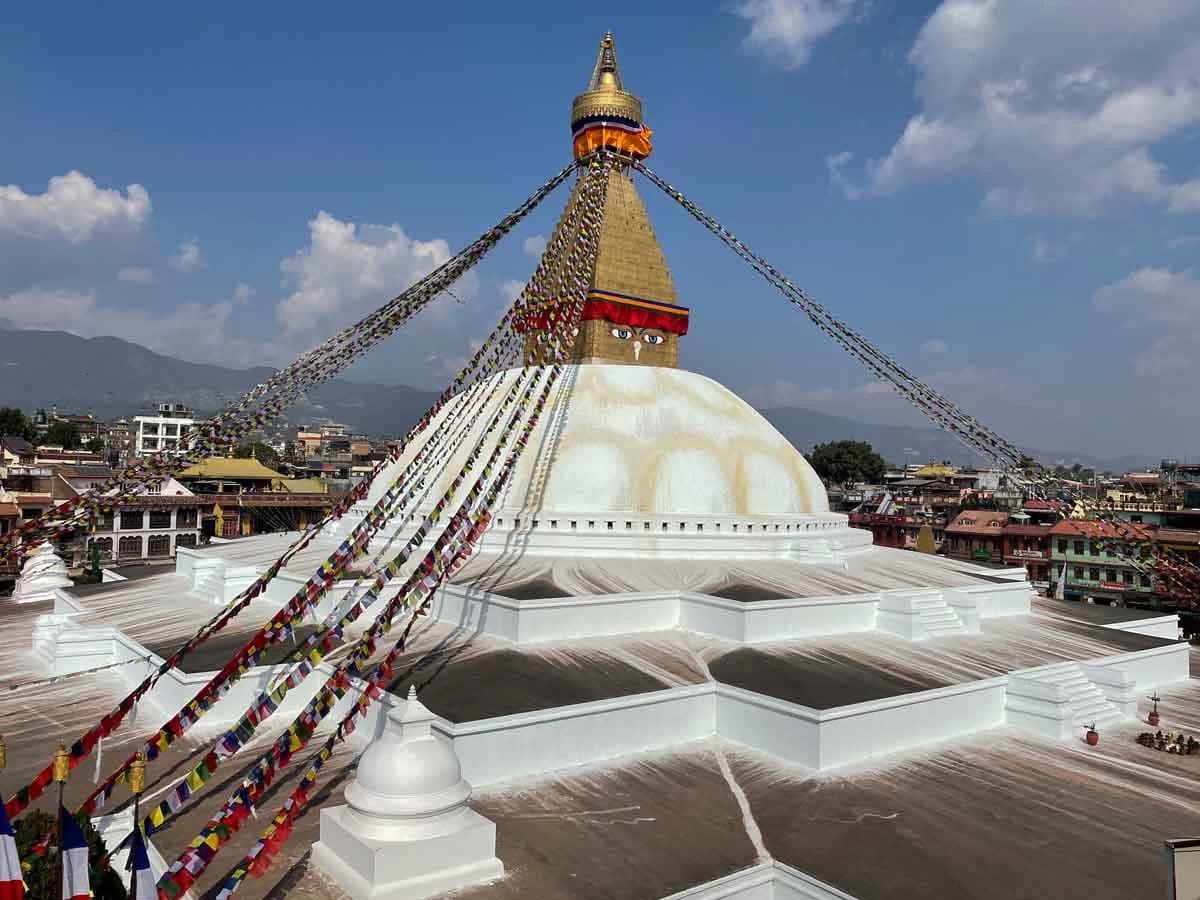 Bouddhanath Stupa in Nepal