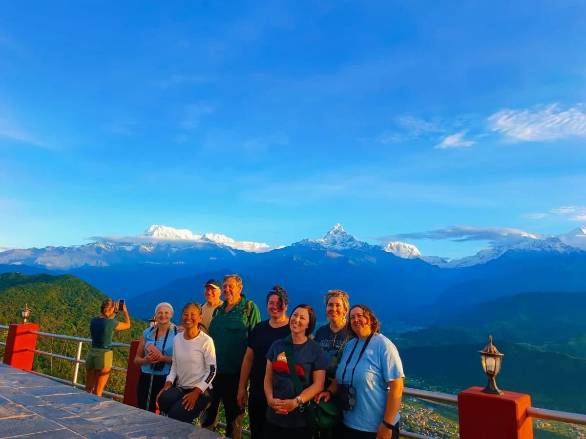 Himalaya view from Sarangkot