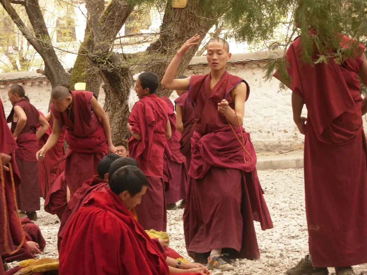 Monks in Tibet Lhasa