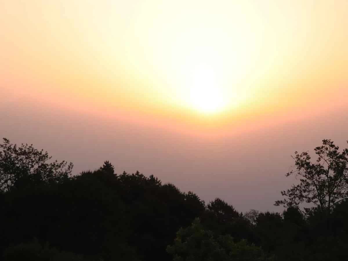 Sunrise from Nagarkot Nepal