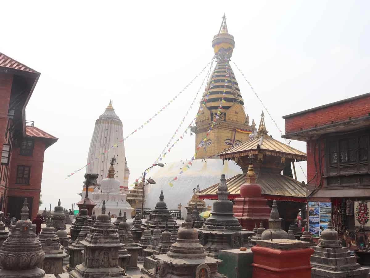 Swoyambhunath Stupa in Kathmandu Nepal
