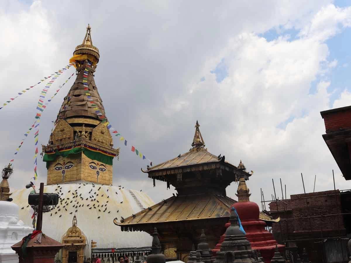 Swoyambhunath Stupa in Nepal