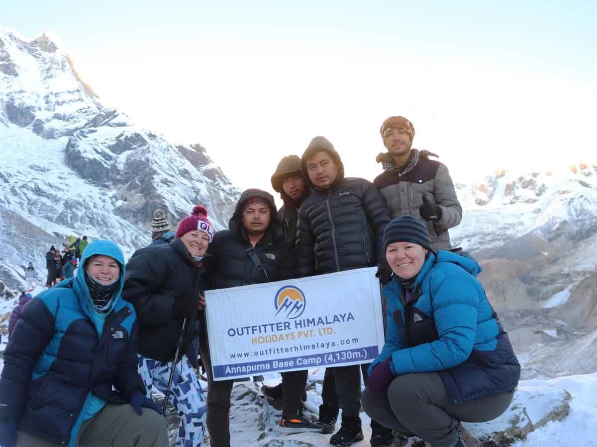 The Annapurna base camp