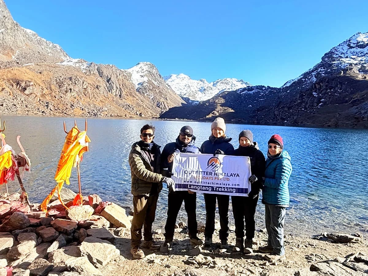 The Gosaikunda Lake in Langtang Circuit trail