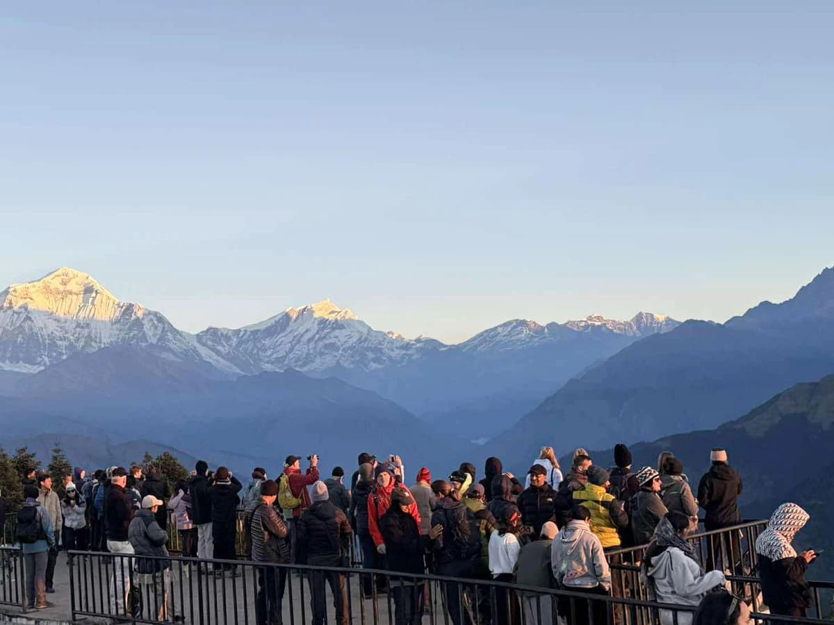The poon hill View Point, Ghorepani, Nepal