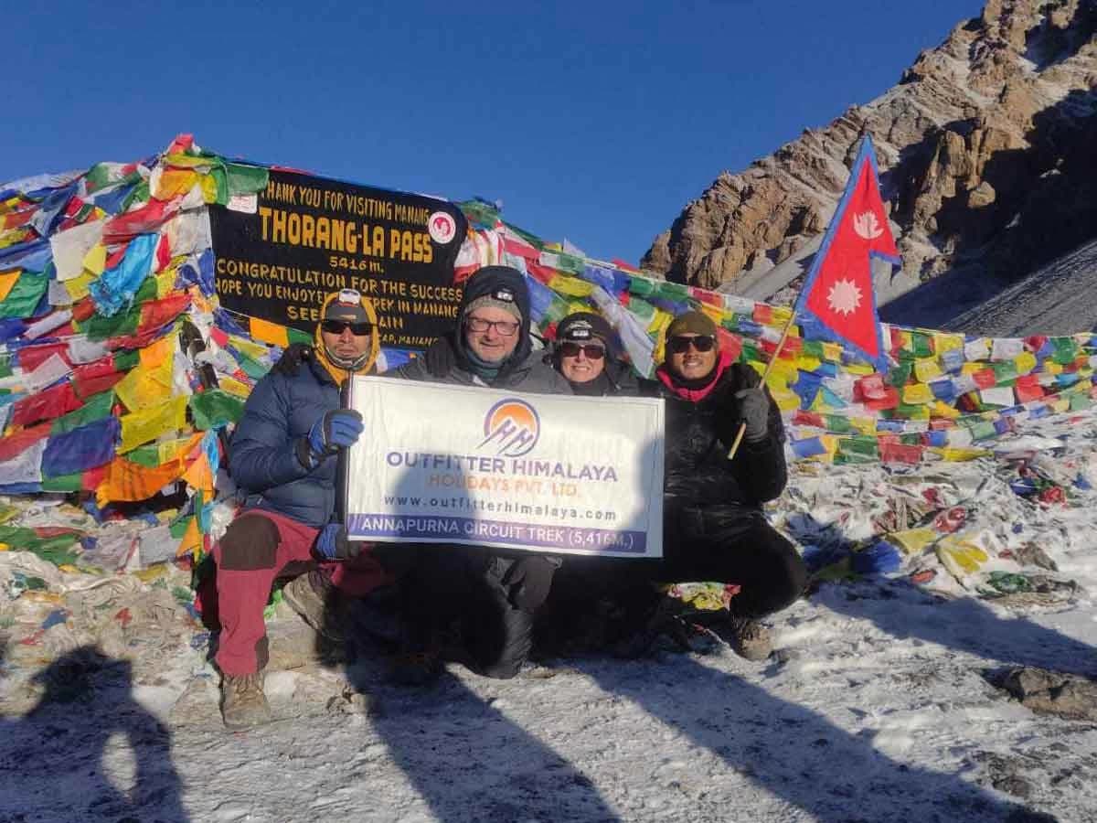 The Thorong La pass