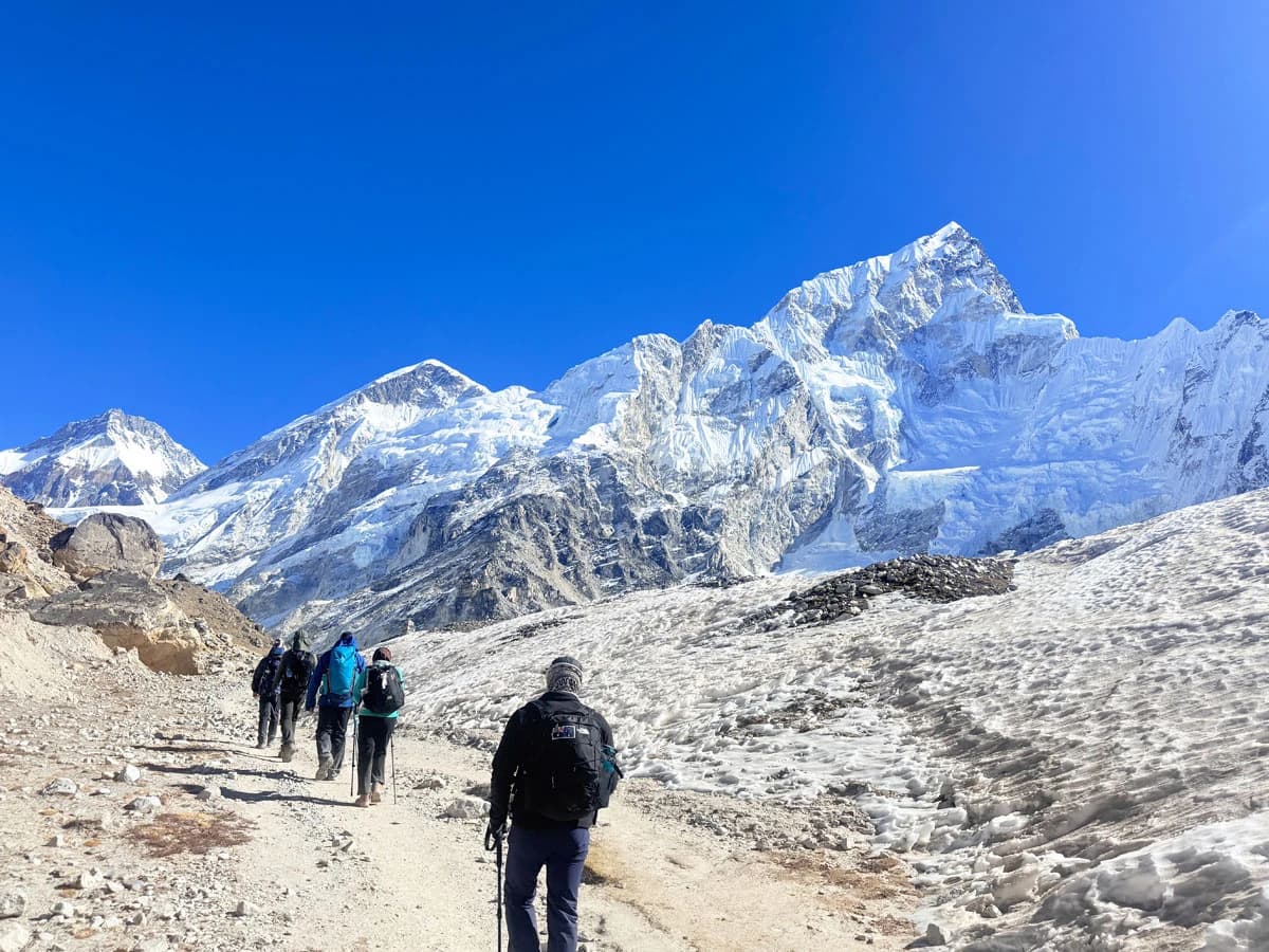the EBC trail