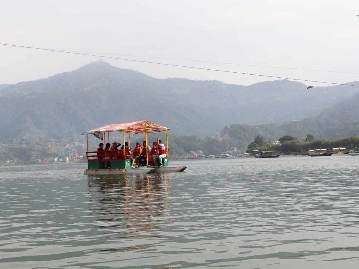 Boating At Phewa Lake 1