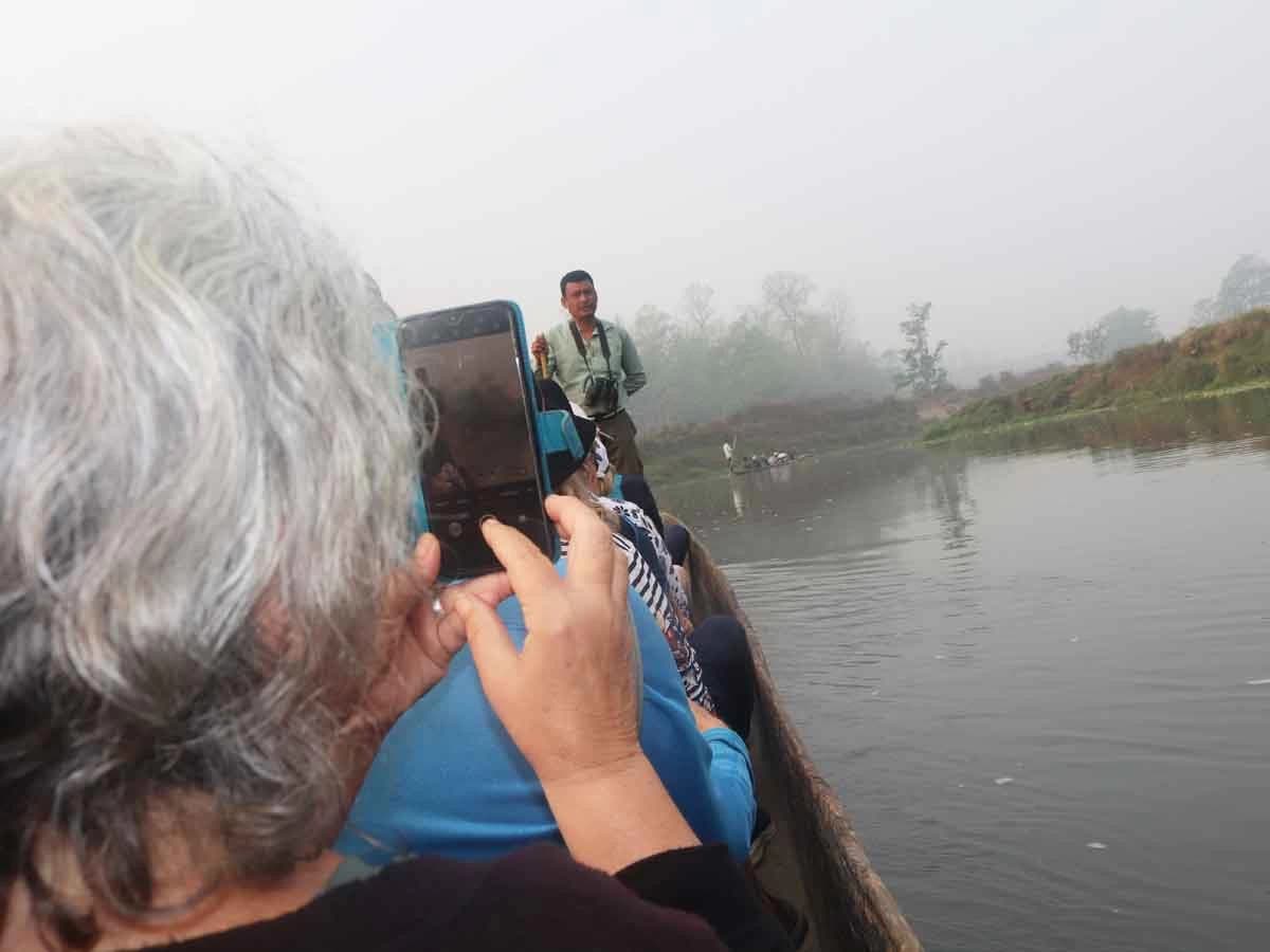 Canoe Ride In Chitwan Nepal