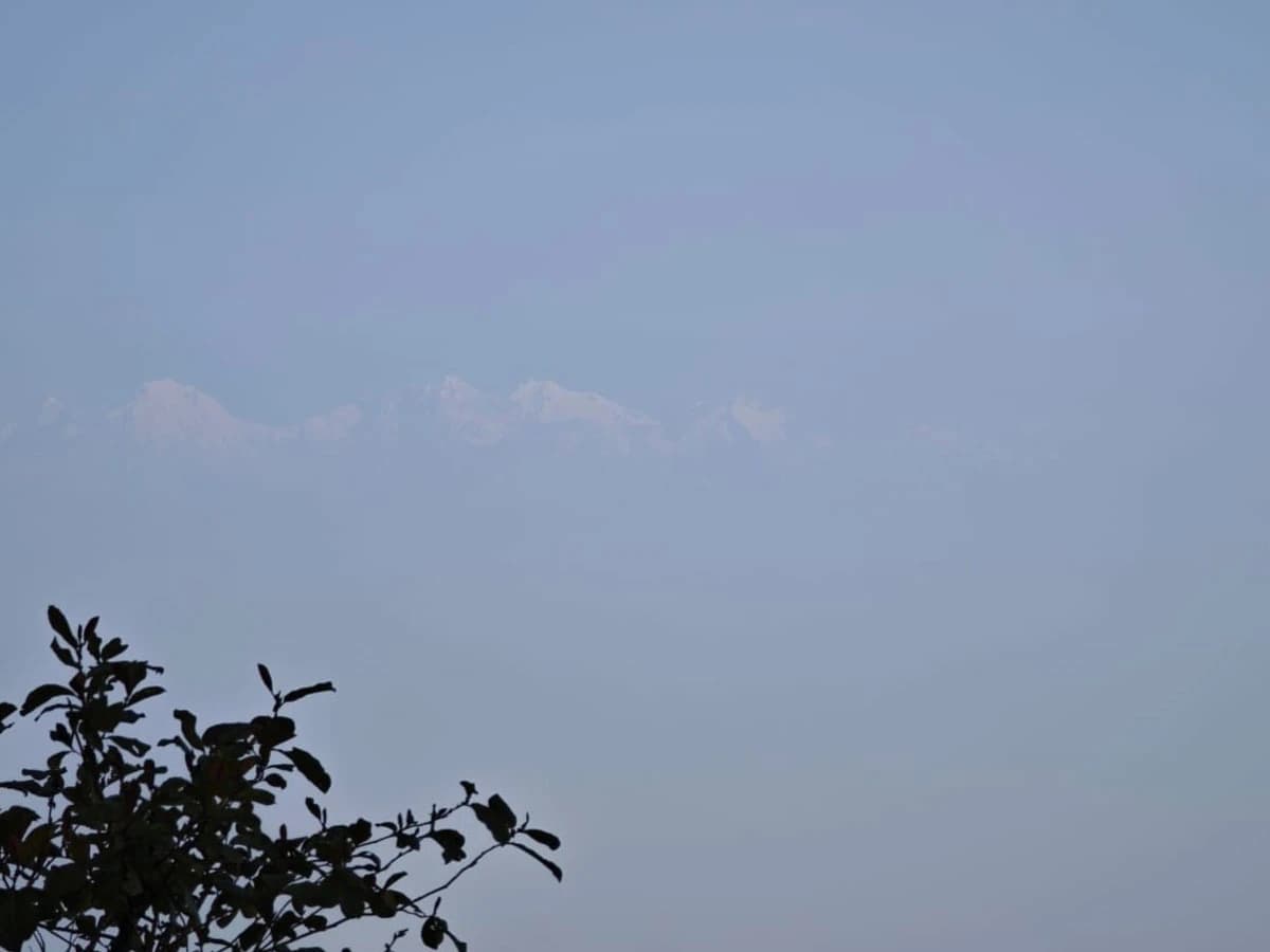 Himalaya View From Changragiri Hill
