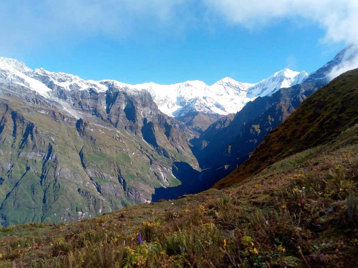Himalaya View From Mardi Himal Trail
