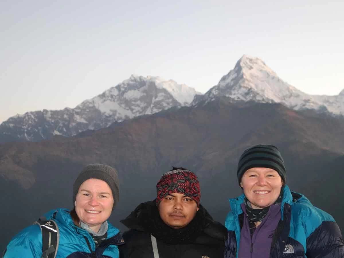 Himalayan View On Annapurna Base Camp Trek