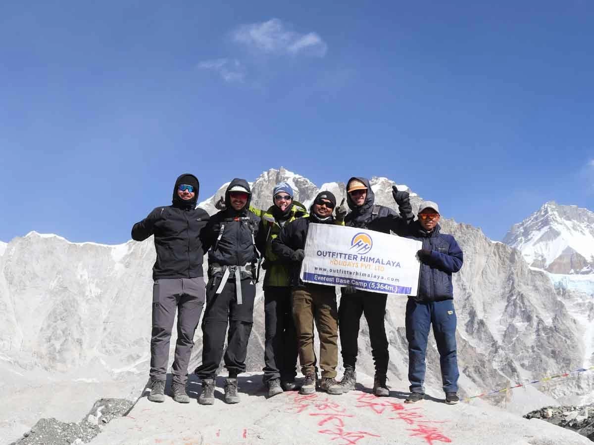 Successful Reaching At Everest Base Camp