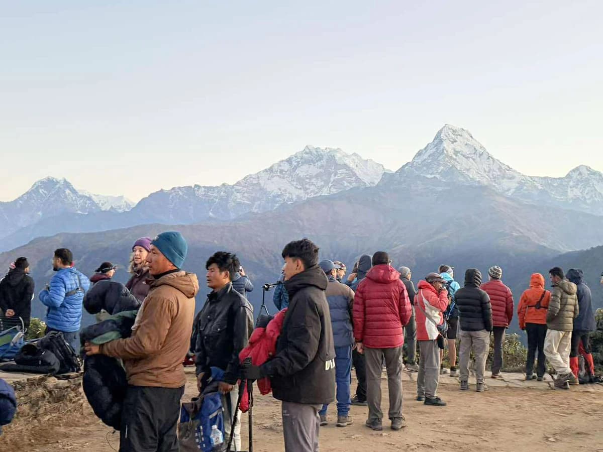 The Himalaya View From Poon Hill