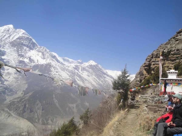 Himalayan View In Annapurna Circuit Trail