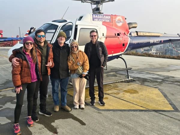 Ready To Fly Ktm Airport For Ebc Heli Tour