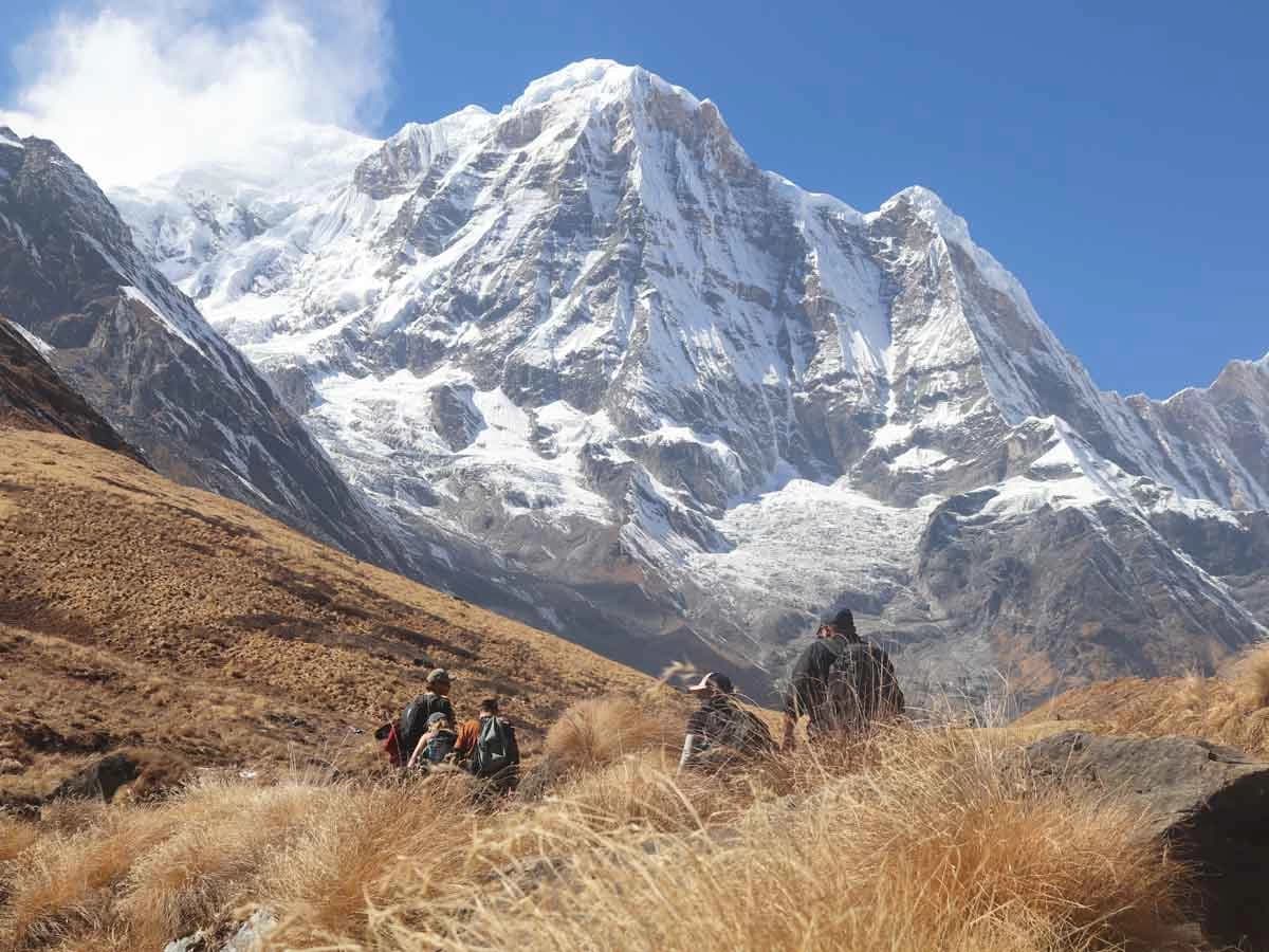 Walking Towards Annapurna Base Camp
