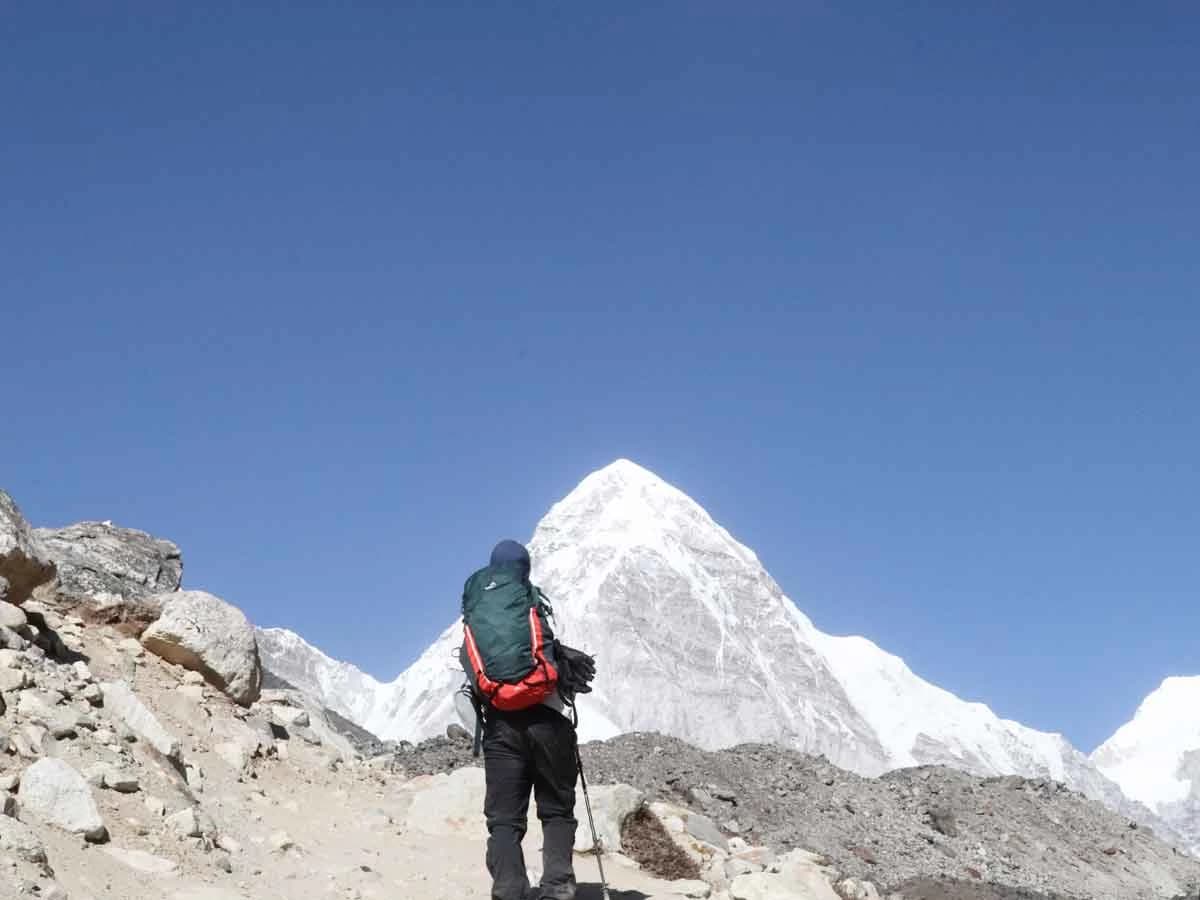 Walking Towards The Everest Base Camp