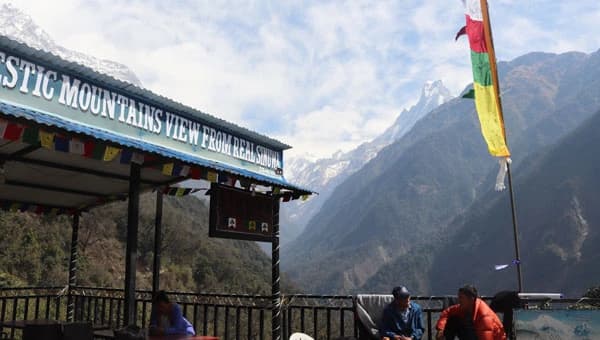 Annapurna Base Camp Trek Day 8 Trek From Chhomrong To Himalaya