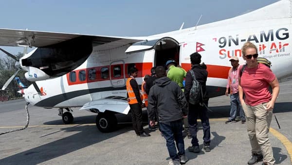 Day 1 Thrilling Flight Lukla Airport
