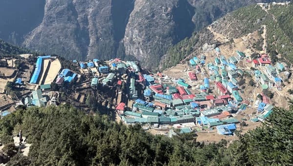 Day 2 Enter Namche Bazaar