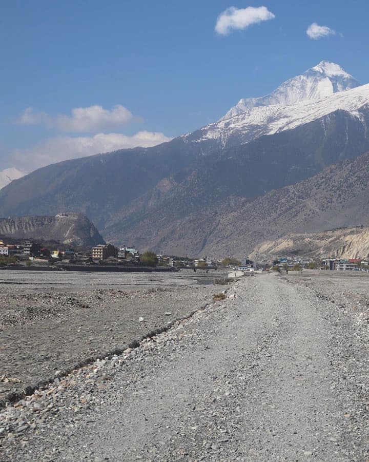 Traveling to Pokhara through Jomsom and Lower Mustang Valley