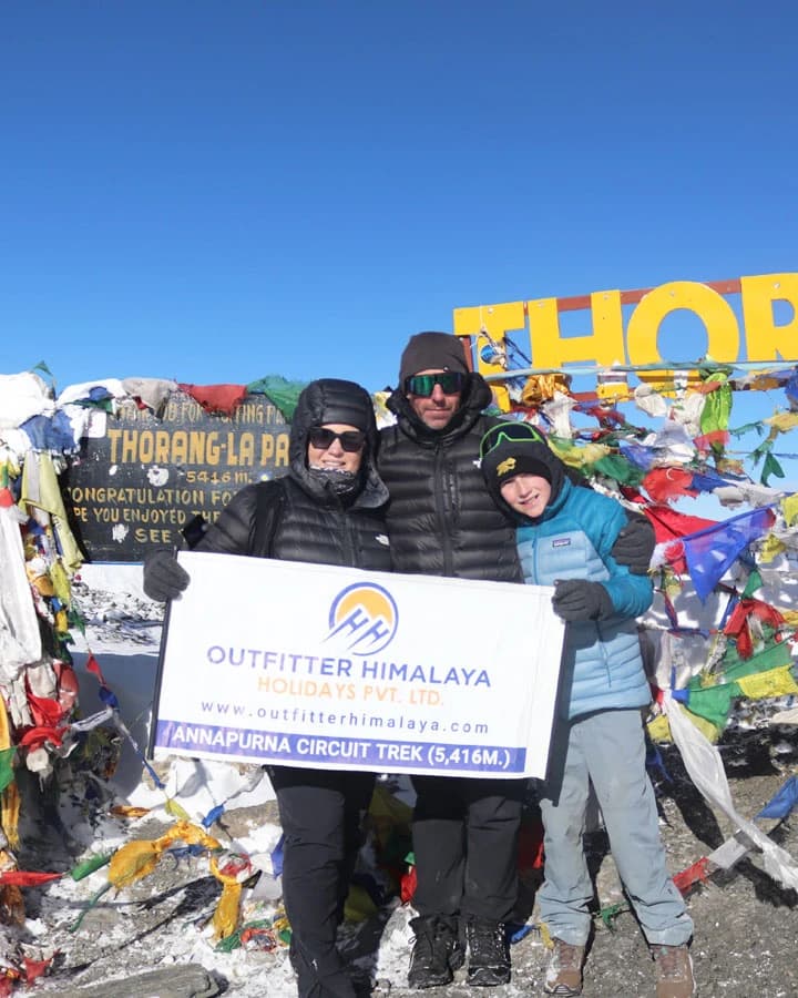 Reached Thorong La Pass- Congratulation Darcy and all