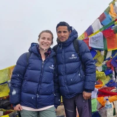 Amrit Sapkota With Tourist