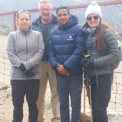 Amrit With Tourist