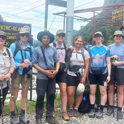 Amrit With Trekkers