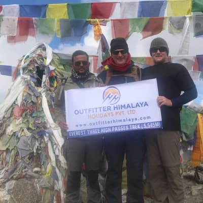 Bhimsen With Tourist In Everest