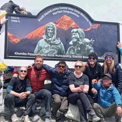 Dipak In Everest Base Camp