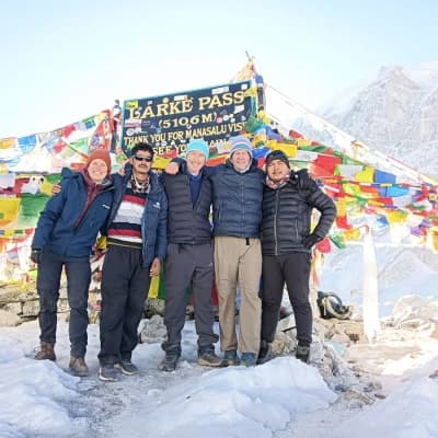 Hari In Manaslu Larke Pass