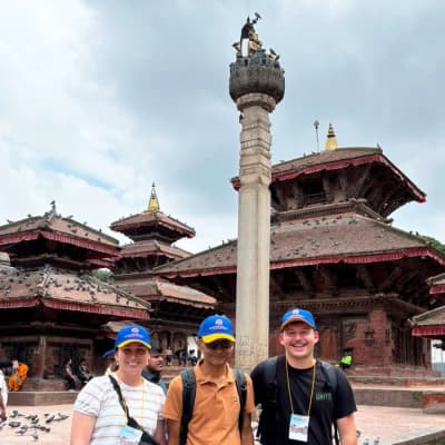 Ramesh With Outfitter Himalaya Tourist In Kathmandu Durbar Square