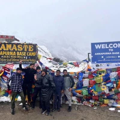 Rohan Pokhrel With Tourist In Abc