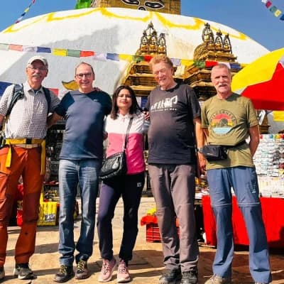 Shova In Monkey Temple